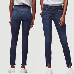 FRAME Le Skinny de Jeanne‎ Triangle Hem Jeans Size 26